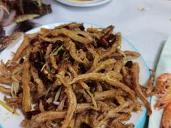 干煸鱿鱼-庆山饭店·海鲜饺子家常菜(北戴河黑石路店)