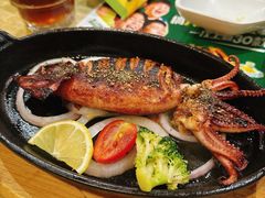 传奇黑椒原只鱿鱼-豪客来牛排(福新店)