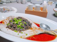 普洱茶梅干菜蒸黄鱼-茶宴·美食地标餐厅(沙坡尾店)
