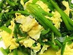 菠菜炒鸡蛋-老马家拉面(碧水花园东南)