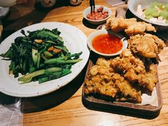生炒广东菜心-潮粥荟·潮汕砂锅粥(朝阳大悦城店)