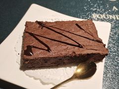 招牌巧克力布朗尼-吱咖啡西式简餐