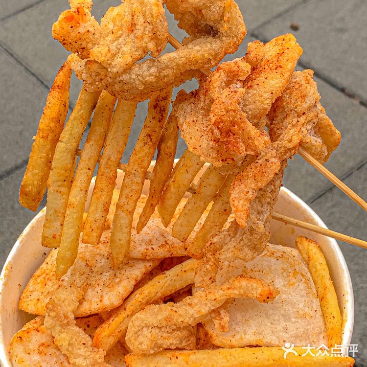 我终于找到！！厦门巨好吃的鸡柳年糕薯条🍟