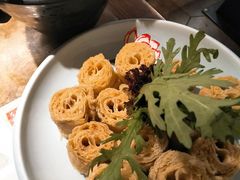 炸腐皮-左庭右院鲜牛肉火锅(南通CBD大有境店)