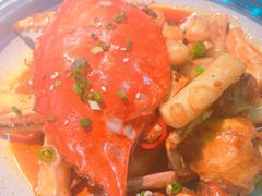 梭子蟹炒年糕-豆蔻电影主题餐厅(四牌楼店)
