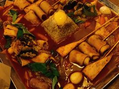 鱼饼火山炒年糕-包装马车·韩国料理·포장마차