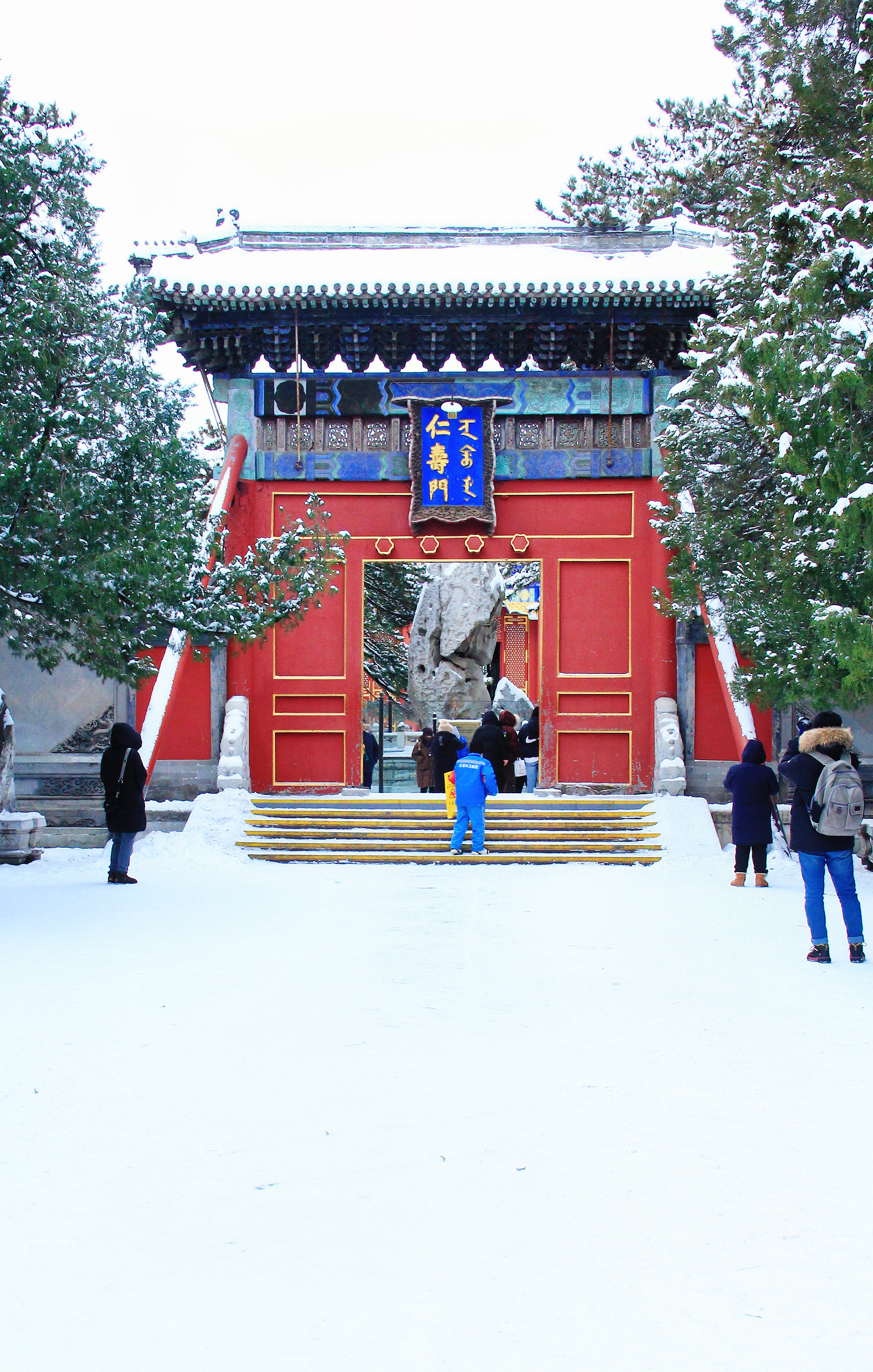 雪后的颐和园图片