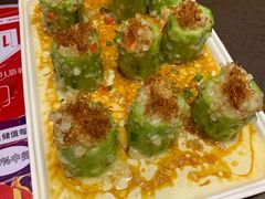 蒜蓉瑶柱蒸丝瓜-有璟阁港式餐厅(国贸商城店)