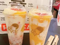 莓莓芒芒甘露-喜茶(东莞汇一城店)