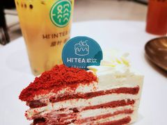 红丝绒乳酪切块-欢饮(王府井总店)