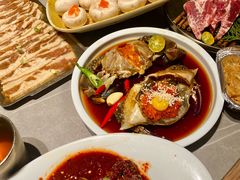 -草家酱蟹炭火烤肉店(珲春南路一店)
