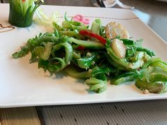 虾酱芥兰爆日本带子-彩丰楼中餐厅·仁恒洲际酒店