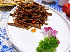 茶树菇焗牛柳-江南韵·无锡太湖文化体验餐厅(凤凰天街店)