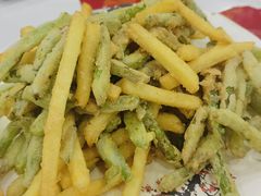 鸭黄豆角拼薯条-八方后身麻辣鸡块(总店)