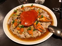 和乐蟹蒸手剁肉饼-广州文华东方酒店·江-由辉师傅主理