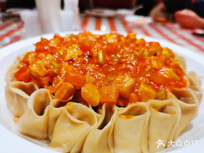 西红柿茄丁莜面窝窝