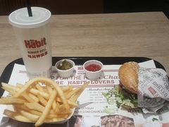 火烤双层牛肉特堡套餐-The Habit Burger Grill 哈比特汉堡(爱琴海店)