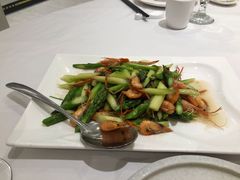 芦笋炒河虾-道道鲜·崇明私房菜(五角场店)