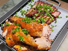 烤鸡烤肉拼盘-绿茶餐厅
