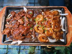 黑椒铁板牛柳虾仁-小巷餐厅(五大街店)