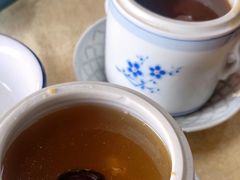 鹿筋鸡子炖汤-荔枝红五号农庄