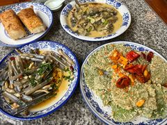 面拖桑树叶-天台徐家小吃