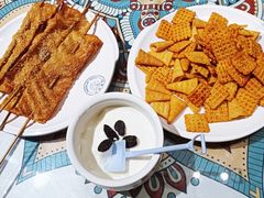 烤龙骨豆皮-楼兰古丽·新疆菜(大唐西市店)