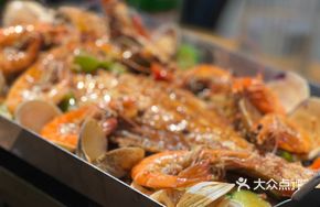 Peel-Off Beef Seafood Grilled Fish