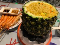 火烧咖喱菠萝炒饭-辉记炭烧海鲜大排档·老字号(福田店)