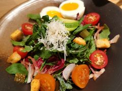 托斯卡尼蔬菜沙拉配酸奶芒果汁-原石牛扒·约会餐厅(龙城万科里店)
