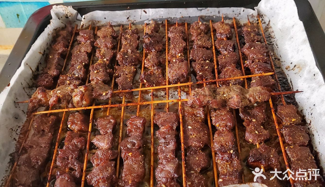 烤箱烤牛肉串