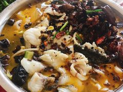 水煮乌鱼-老地方烤鱼(乌石浦店)
