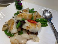 野菌香煎多宝鱼球-利苑酒家(华熙国际店)