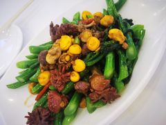 菜心炒鸡杂-潮喜竹溪荔湖酒家(荔枝湾店)