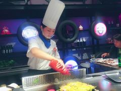 自助取餐区-尚雅铁板料理自助餐厅(乐松店)