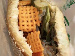 鸡蛋花干夹馍-三兄弟高炉烧饼