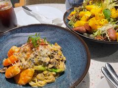 芝士蘑菇鲜虾意大利面-BE BRIGHT KITCHEN(正佳广场店)