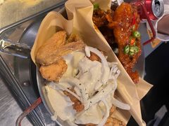 双拼炸鸡-富乐满韩国正宗炸鸡韩国料理(虹泉路店)