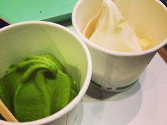 抹茶冰淇淋-茶是一枝花泡茶店