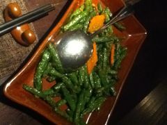 缅式虾酱炒四季豆-花马天堂云南餐厅 Lost Heaven(高邮路店)