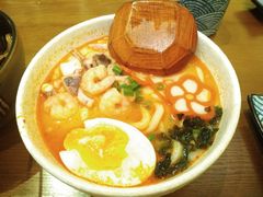 地狱海鲜乌冬面-鱼跃料理(步步高店)