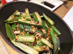 小炒秋葵-小大董·烤鸭(凤凰汇店)