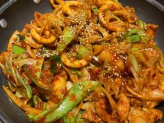 韩式炒鱿鱼五花肉-乐园夜市场(五道口王庄路店)