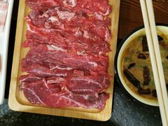 手切羊肉-小窝头炭火铜锅