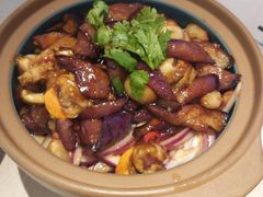 紫茄爆全贝-普天和酒楼·新津菜·烤鸭(天津之眼店)