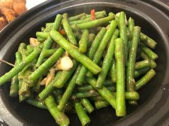 啫啫豆角煲-权记避风塘(鸿记店)