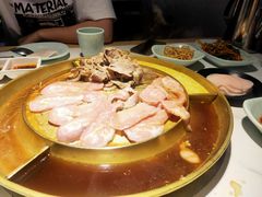 腌萝卜片-猪啊牛呀羊啊铜盘烤肉(正大广场店)