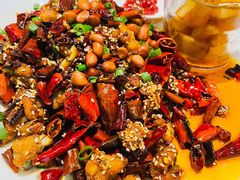 经典辣子鸡配大薯条-眉州东坡(远洋未来广场店)
