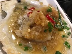 蒜泥扇贝-長壹旋转烤吧 农家鸡火锅
