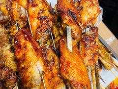 特色烤翅-宝记烧烤·碳锅羊肉·羊蝎子火锅·夜食社(文体路创始店)